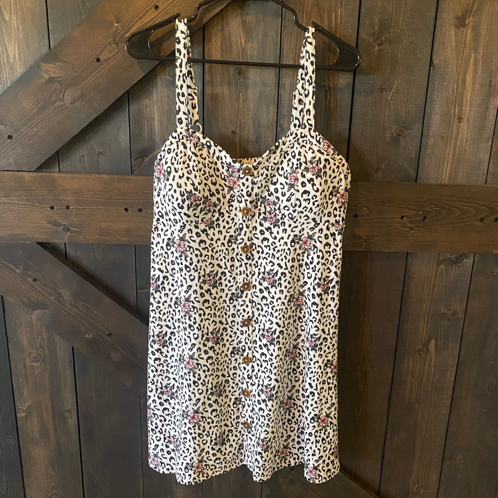 Cheetah print dress
